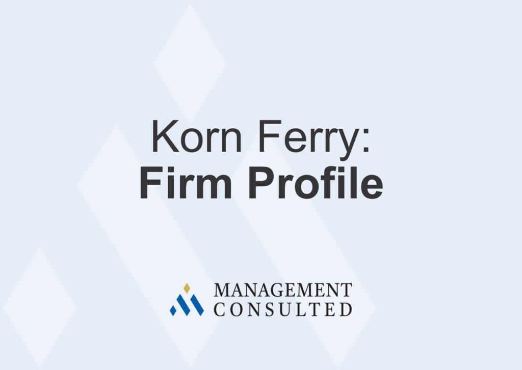 May 2015 | Management Consulted