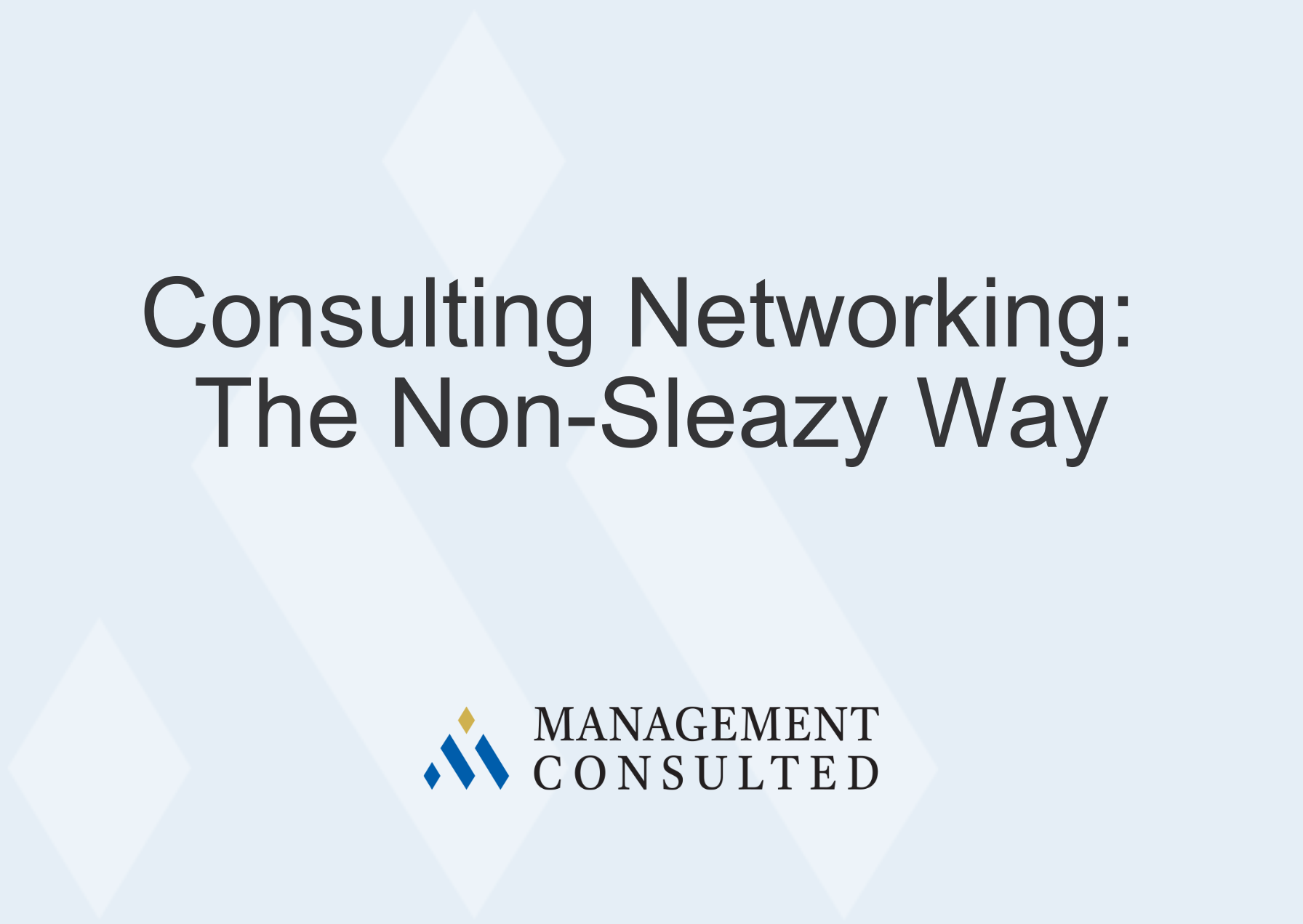 consulting networking