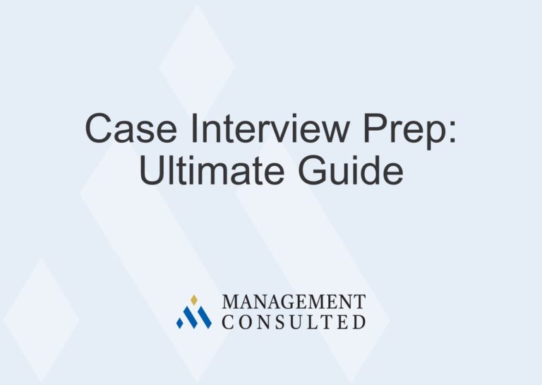 case interview guide graphic