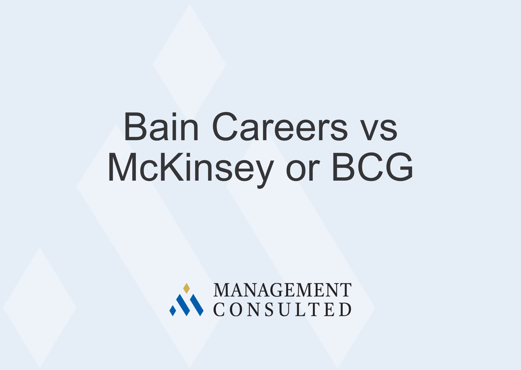 Bain & company careers