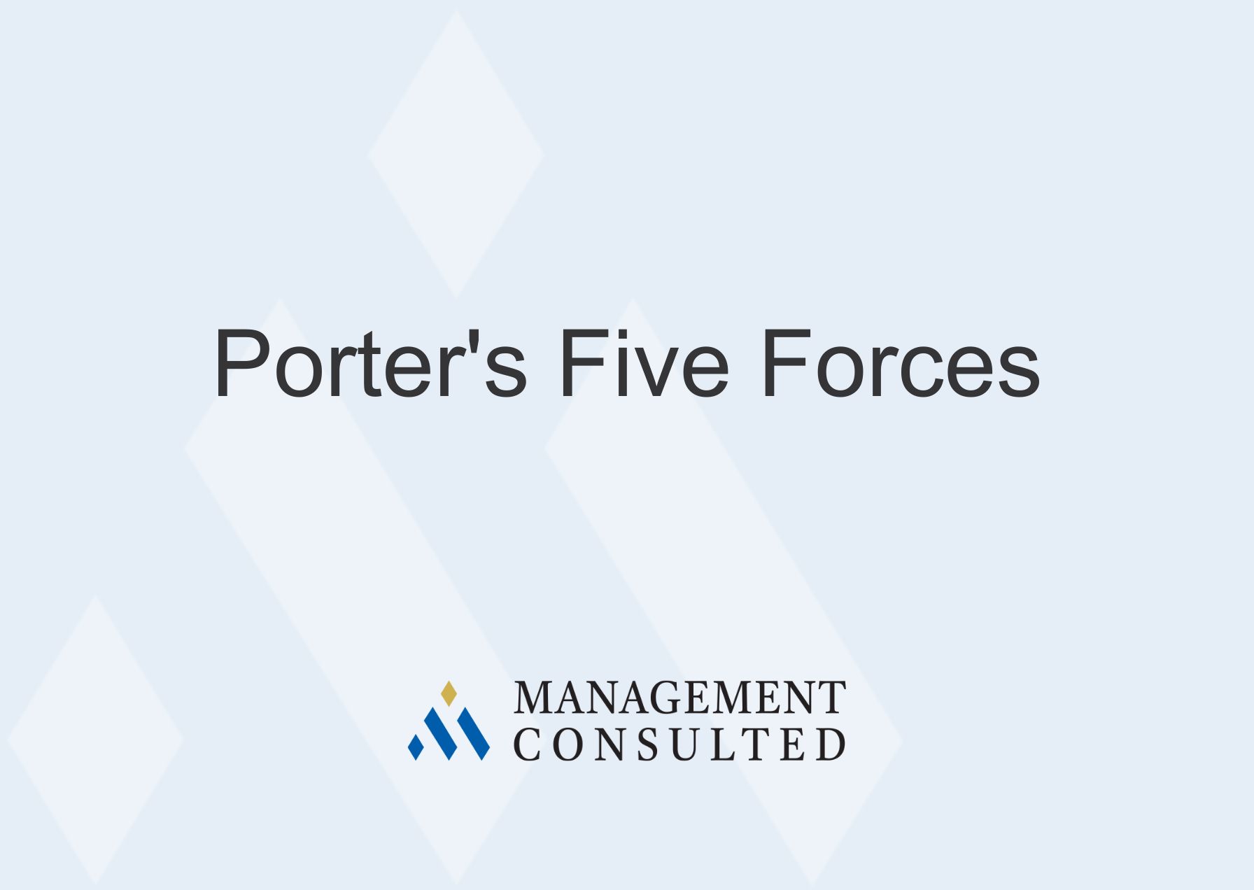 Porter's Five Forces