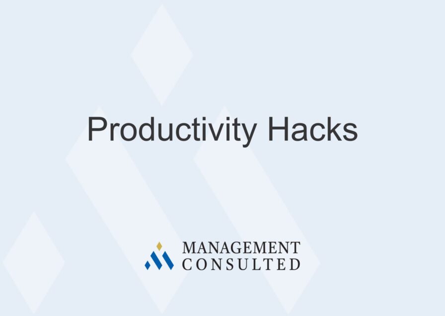 Productivity Hacks