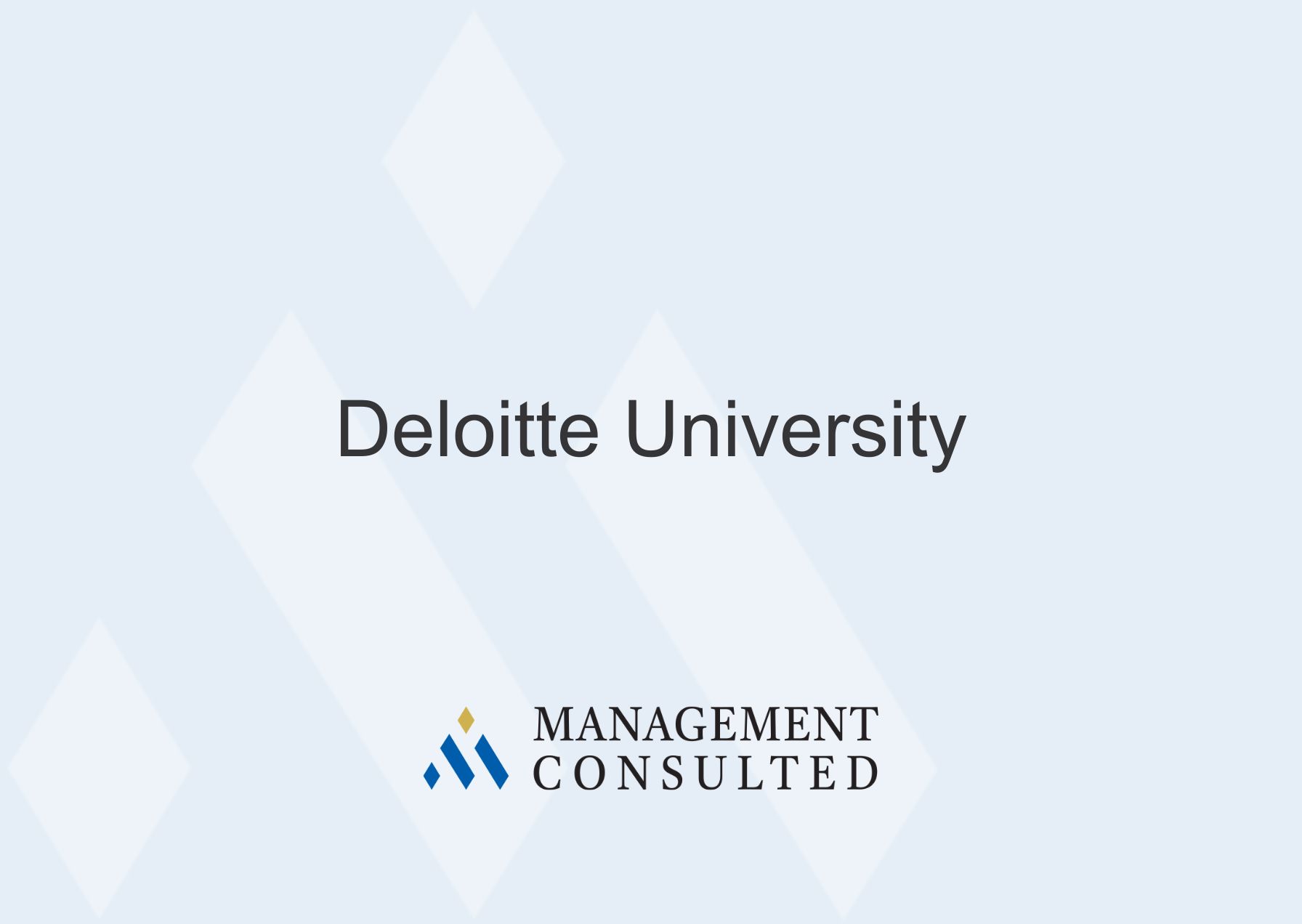 Deloitte University
