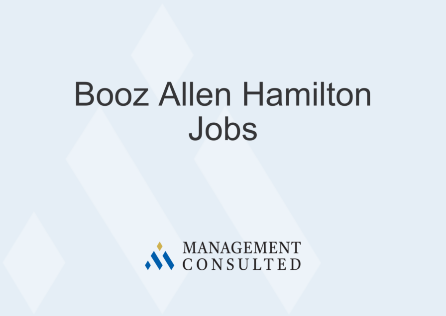 Booz Allen Hamilton Jobs
