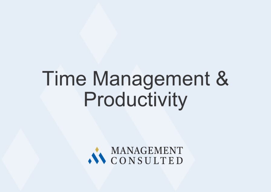 Time Management & Productivity
