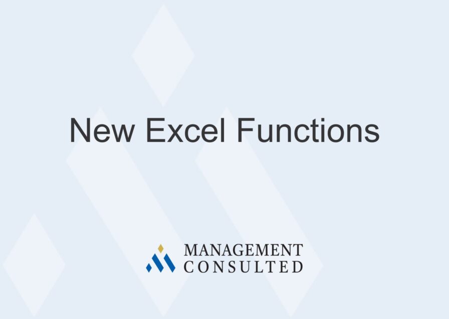 New Excel Functions