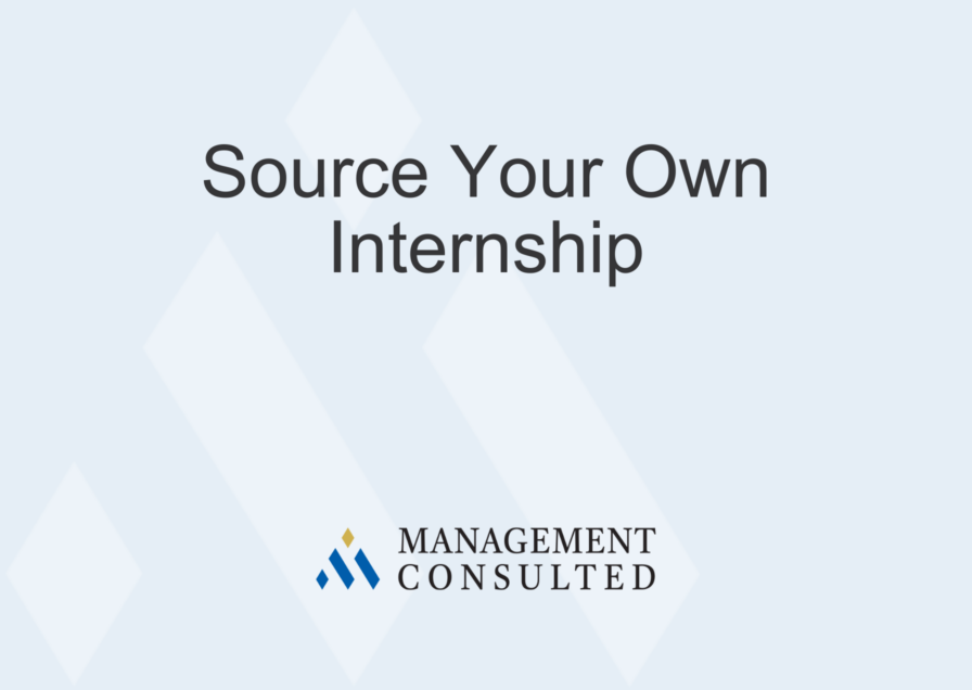 Source Your Own Internship