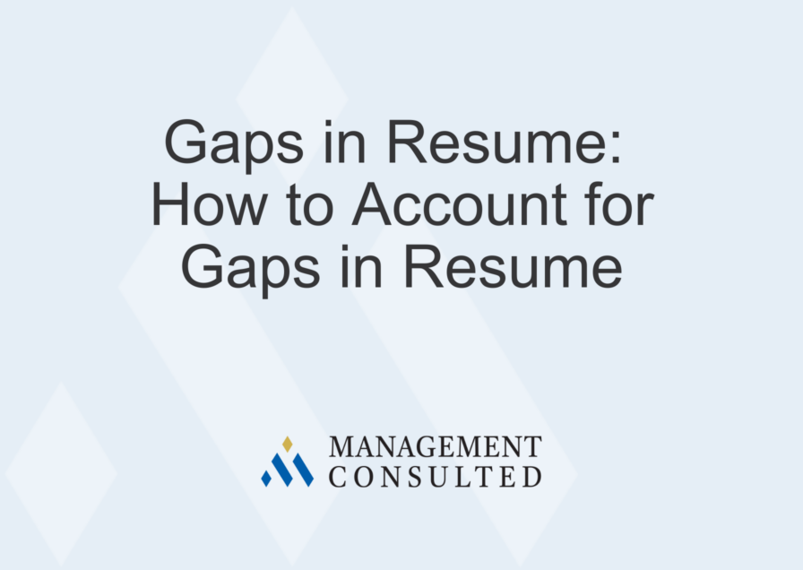 Gaps in Resume