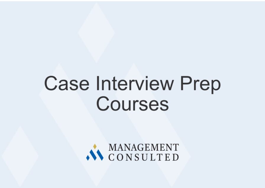 Case Interview Prep Courses