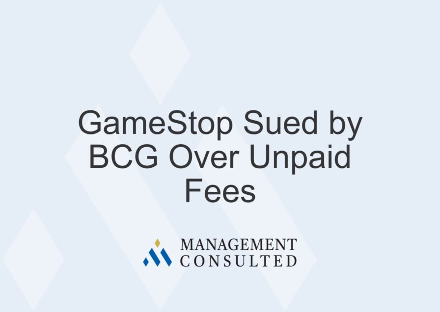 GameStop Sued by BCG Over Unpaid Fees