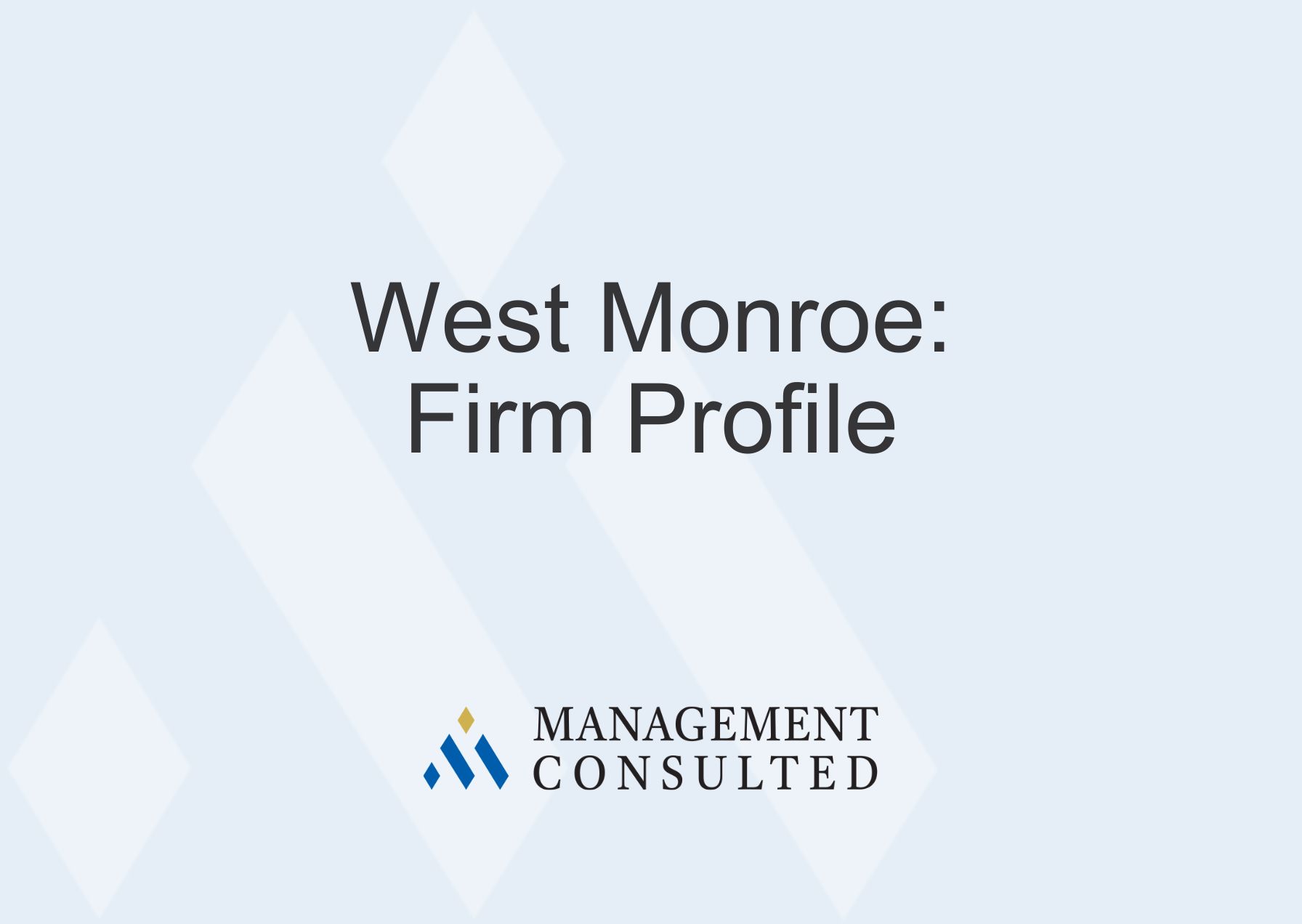 West Monroe Partners Expert Help West monroe partners expert help