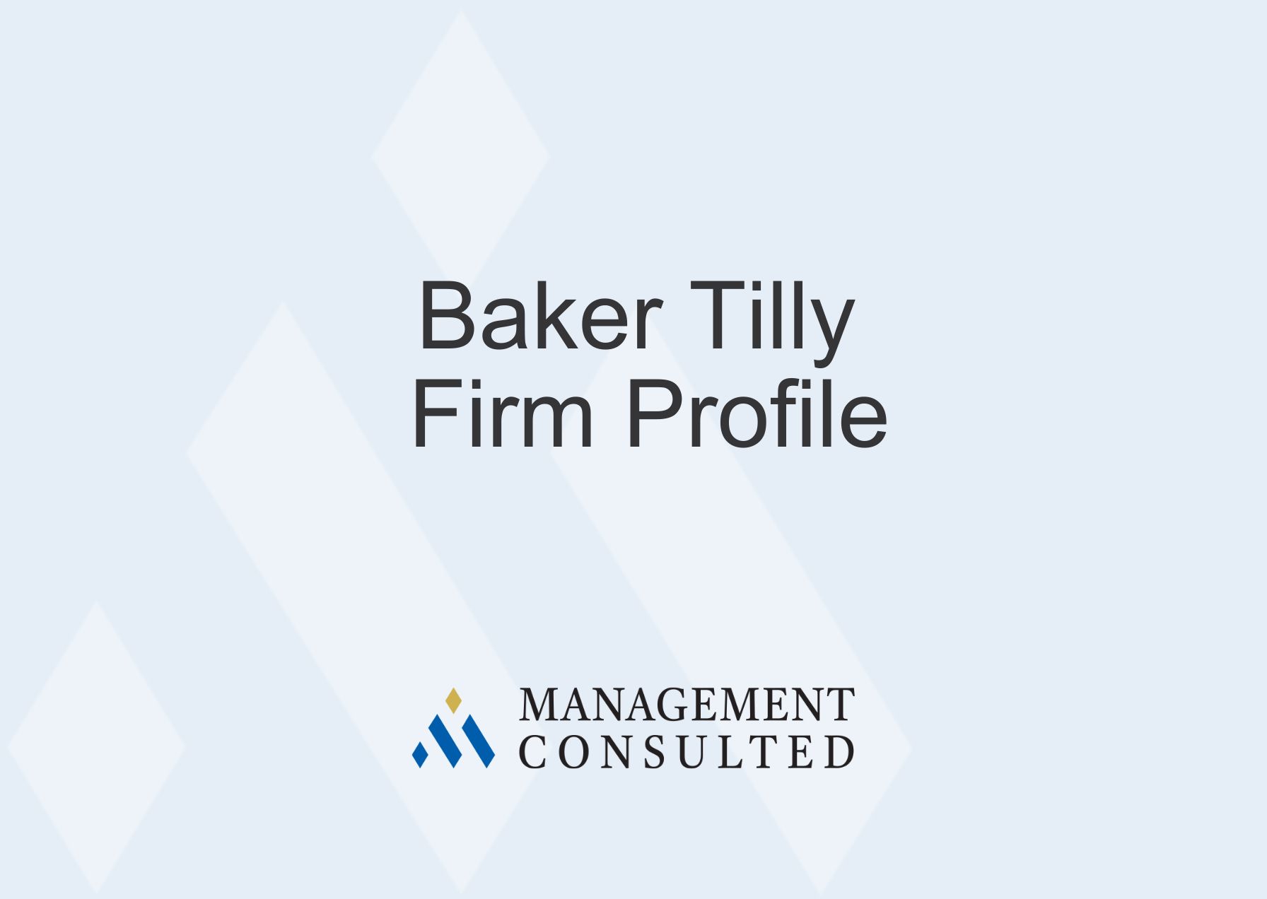 Baker Tilly Firm Overview Careers & Salary Data