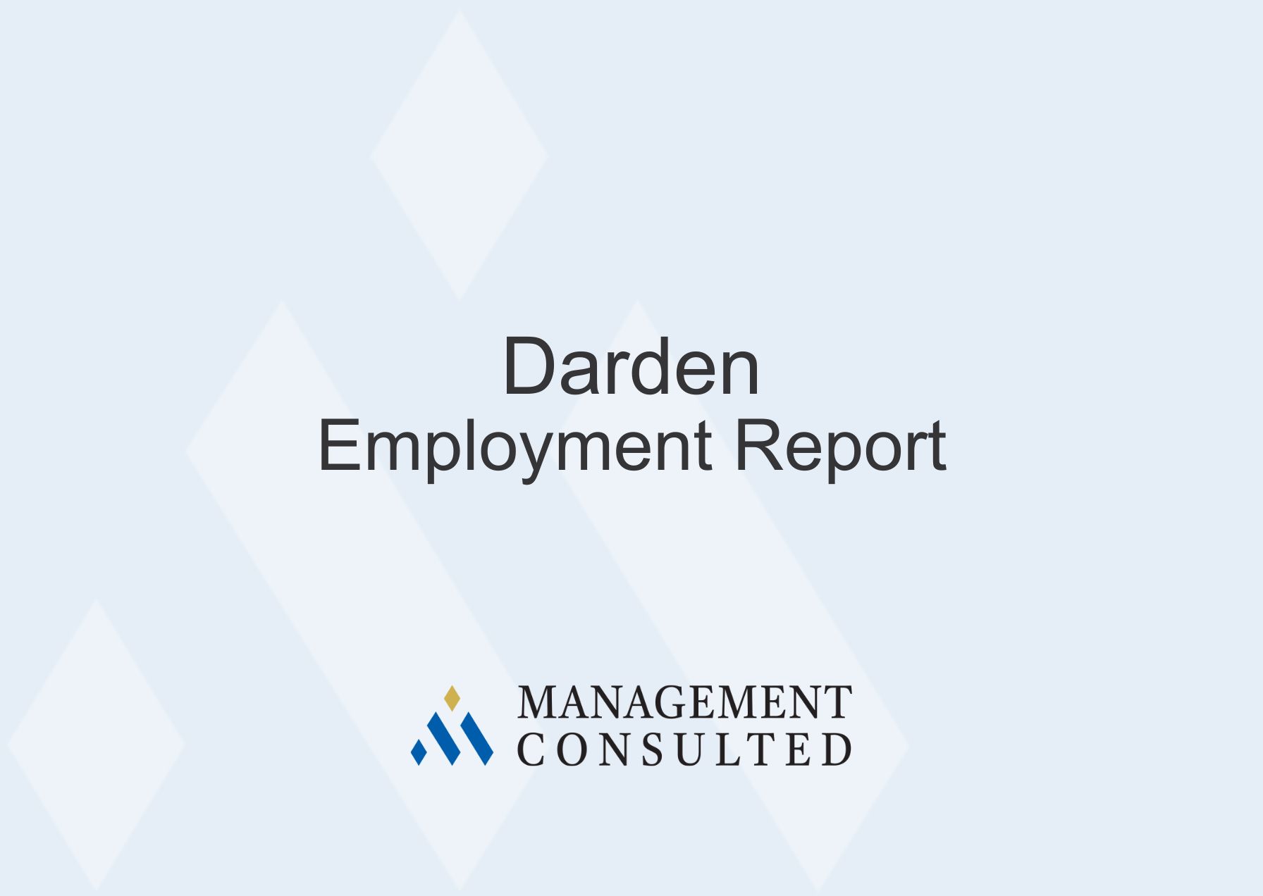 Darden Employment Report