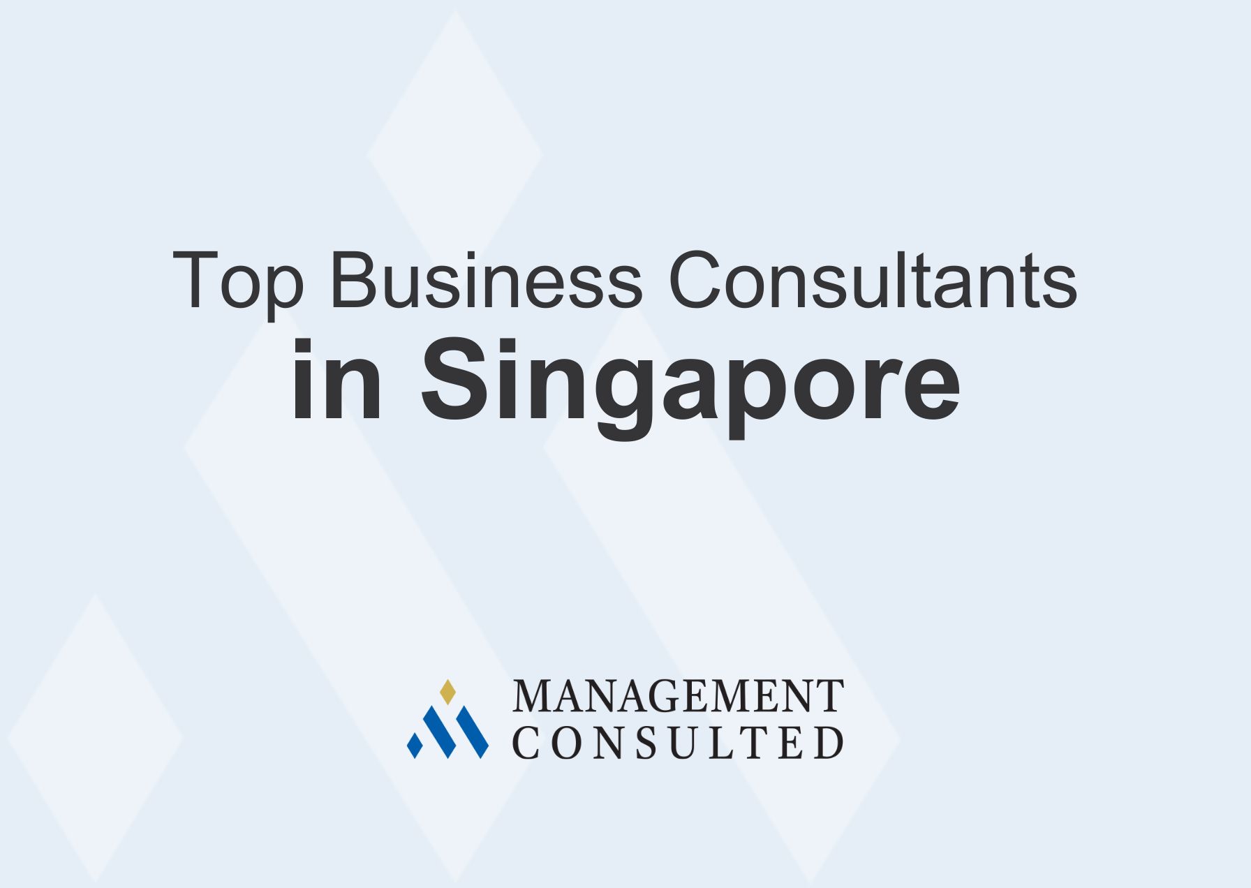 Business Consultants Singapore