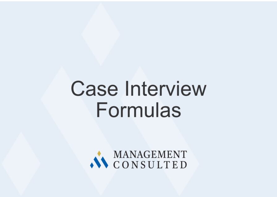 Case Interview Formulas