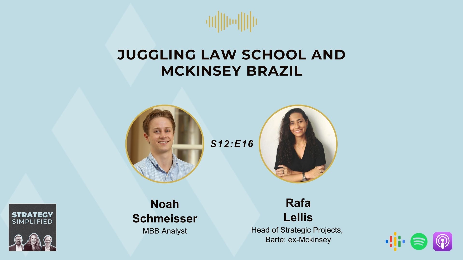 Juggling law school and McKinsey Brazil