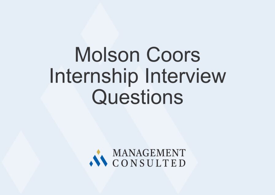 Molson Coors Internship Interview Questions