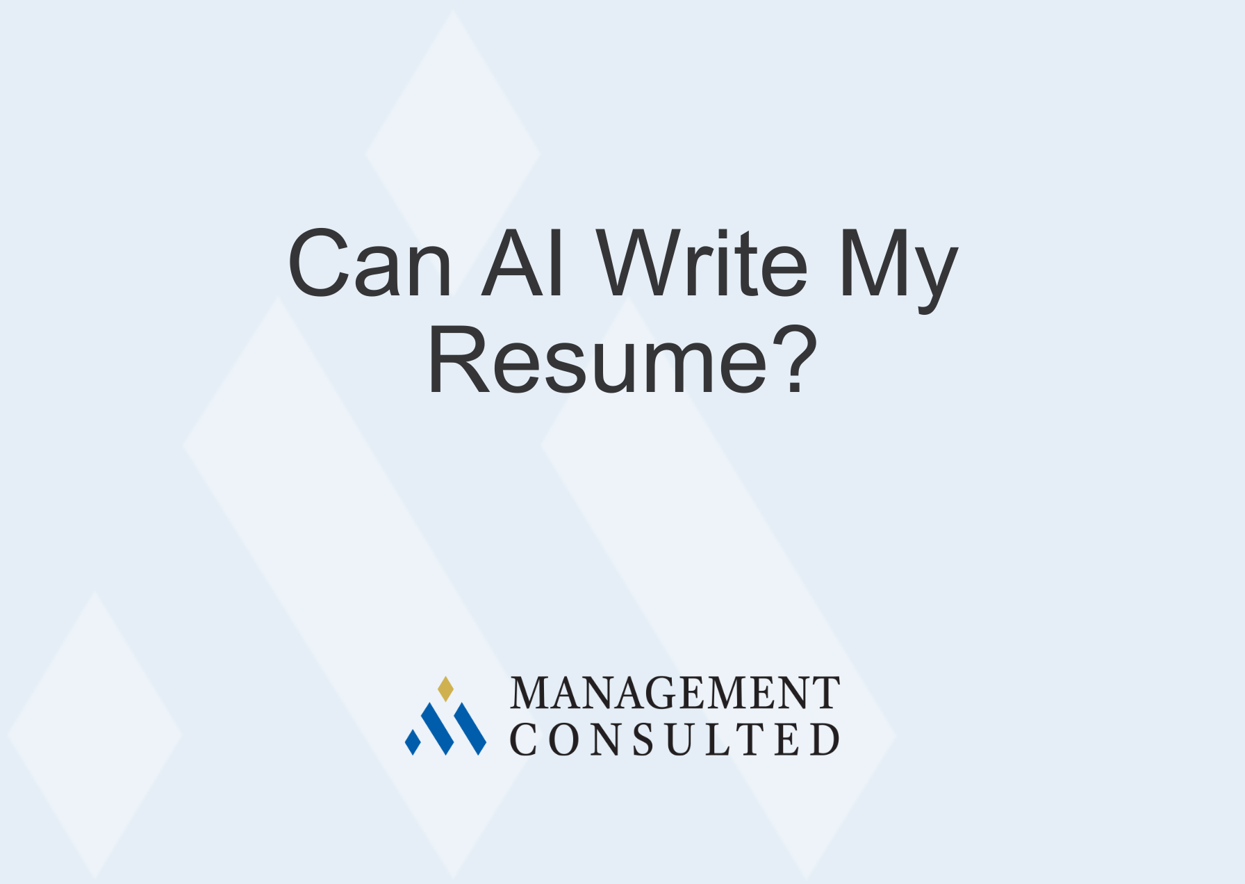 Can AI Write My Resume Management - Can AI Write My Resume 