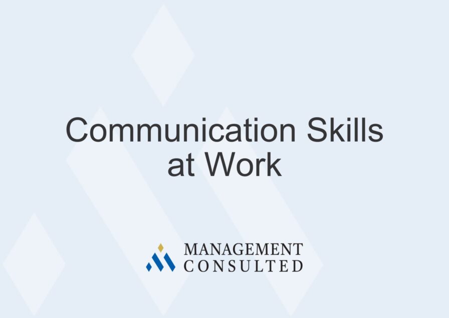 Communication Skills at Work