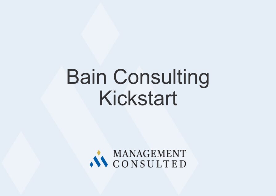Bain Consulting Kickstart