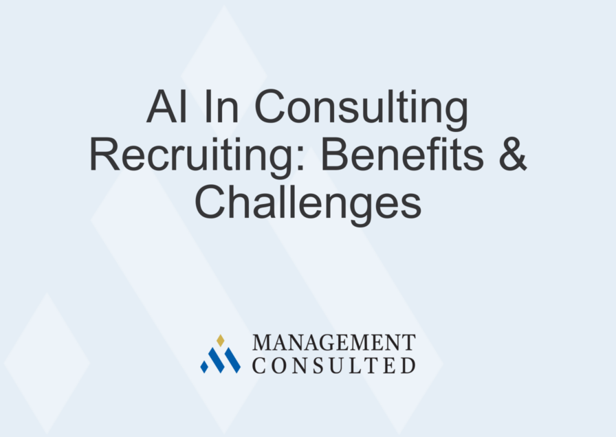 AI In Consulting Recruiting