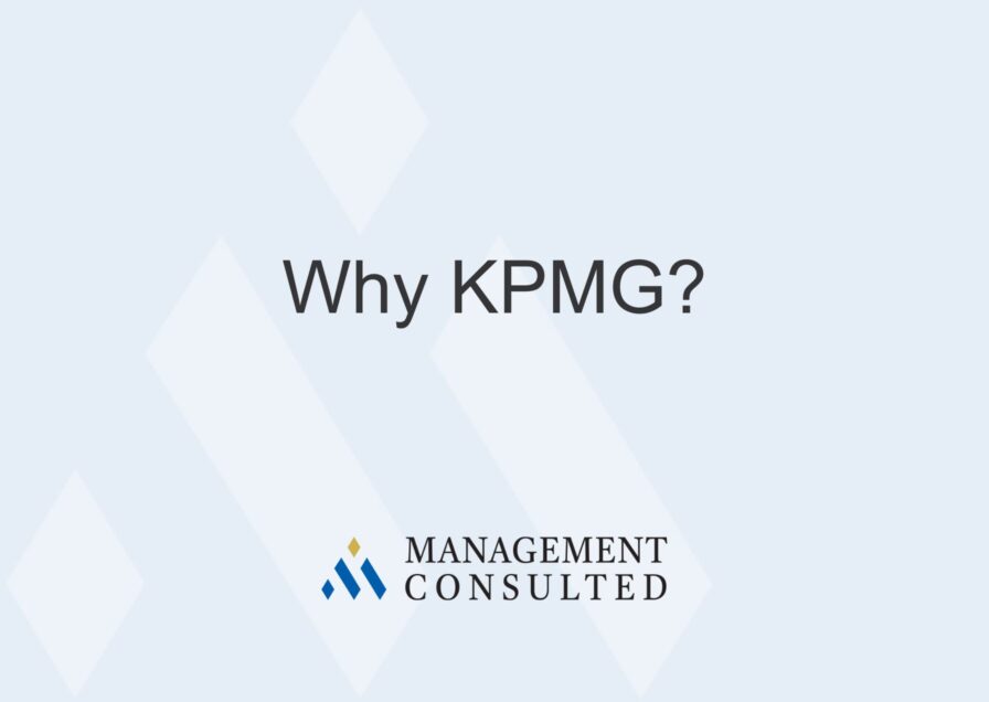 Why KPMG