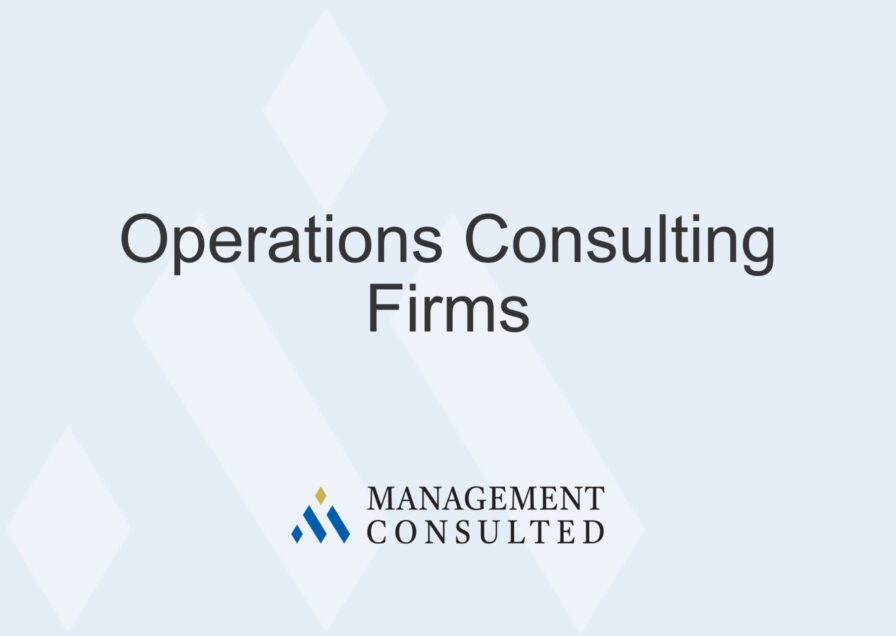 Operations Consulting Firms