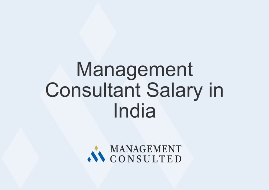 Management Consultant Salary in India