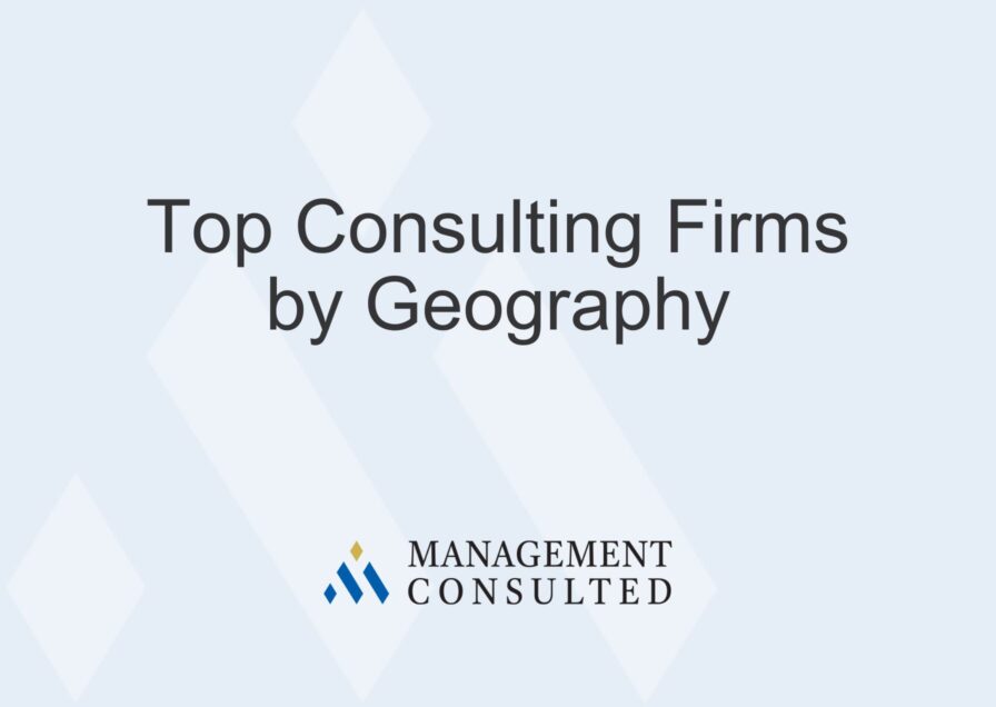 Top Consulting Firms by Geography graphic
