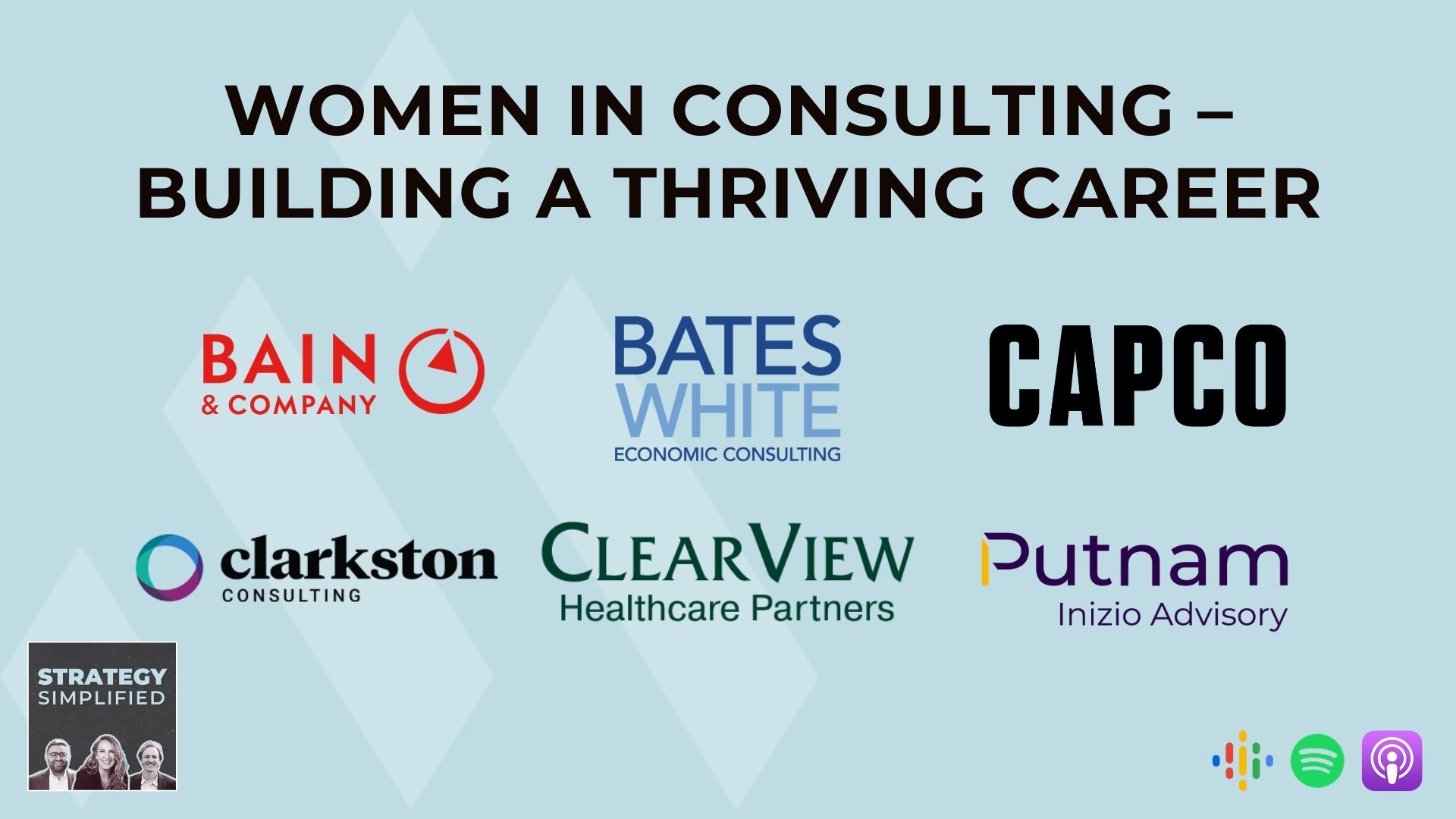 women in consulting call graphic