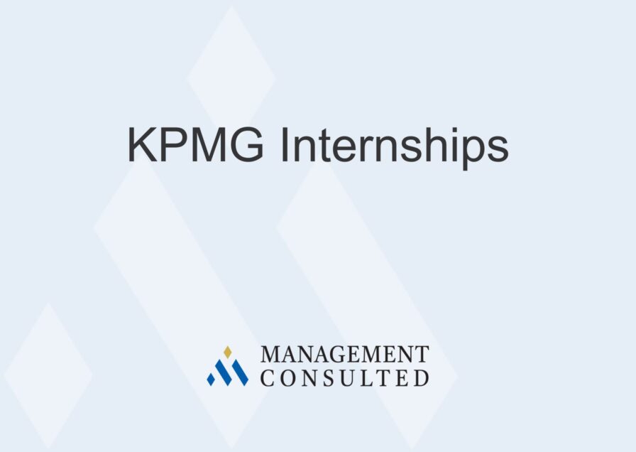 KPMG Internships graphic