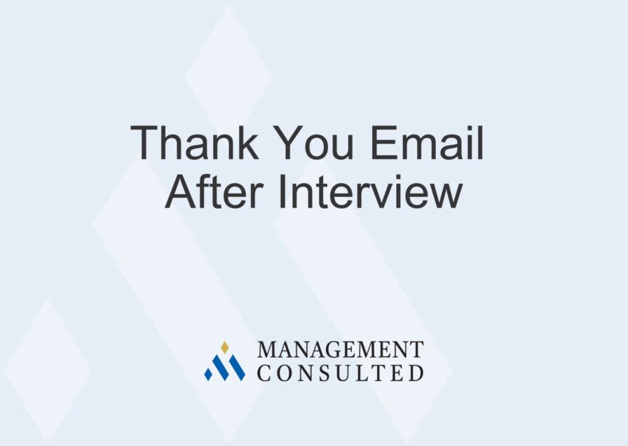 Thank You Email After Interview graphic
