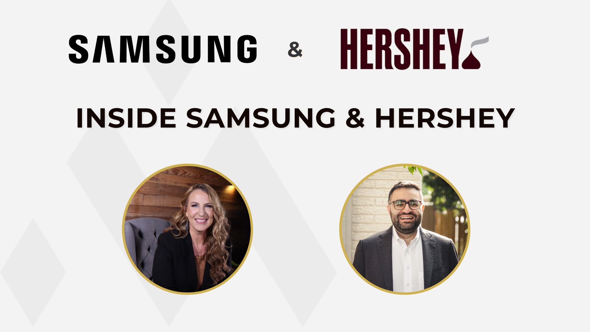 Samsung and Hershey Business Breakdown graphic