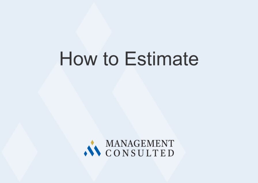 How to Estimate graphic, how to estimate in case interview