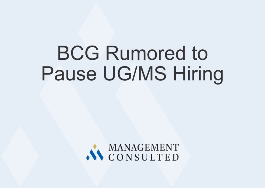 Breaking Rumors Swirl That BCG Will Not Hire Undergrad and MS Students in Summer 2025 graphic