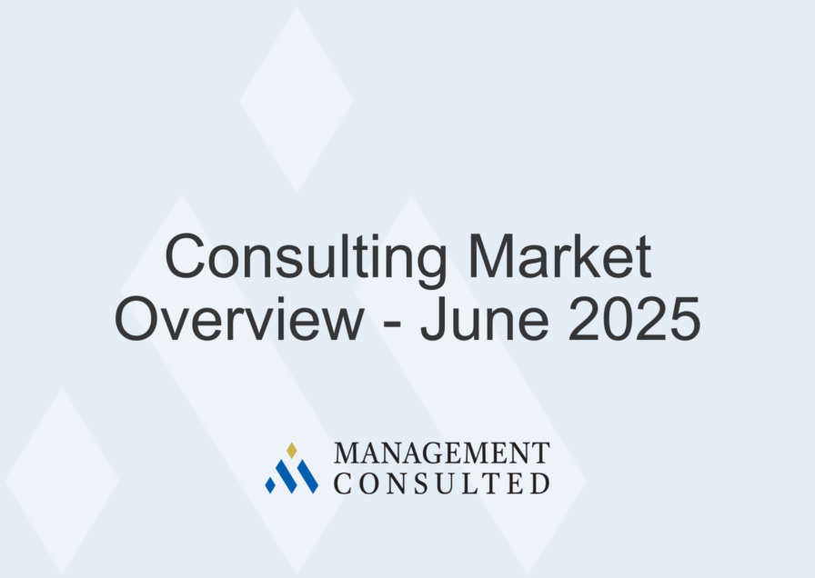 Consulting Market Overview - June 2025