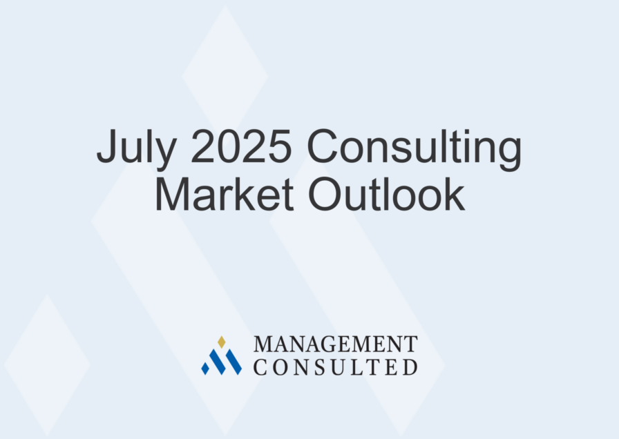 July 2025 Consulting Market Outlook