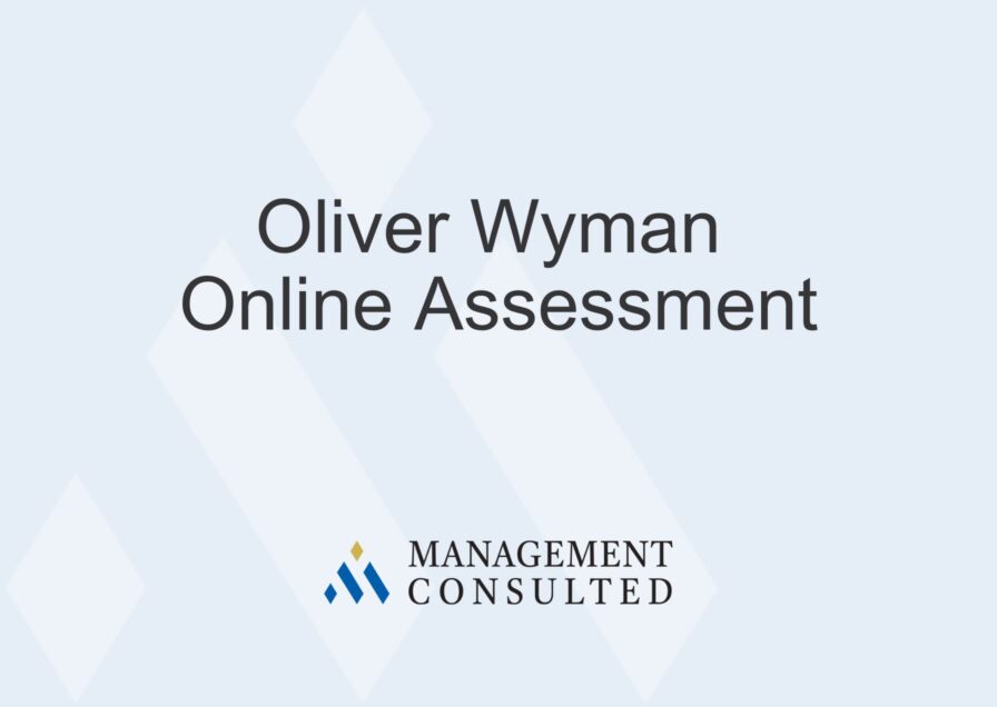 Oliver Wyman Online Assessment graphic
