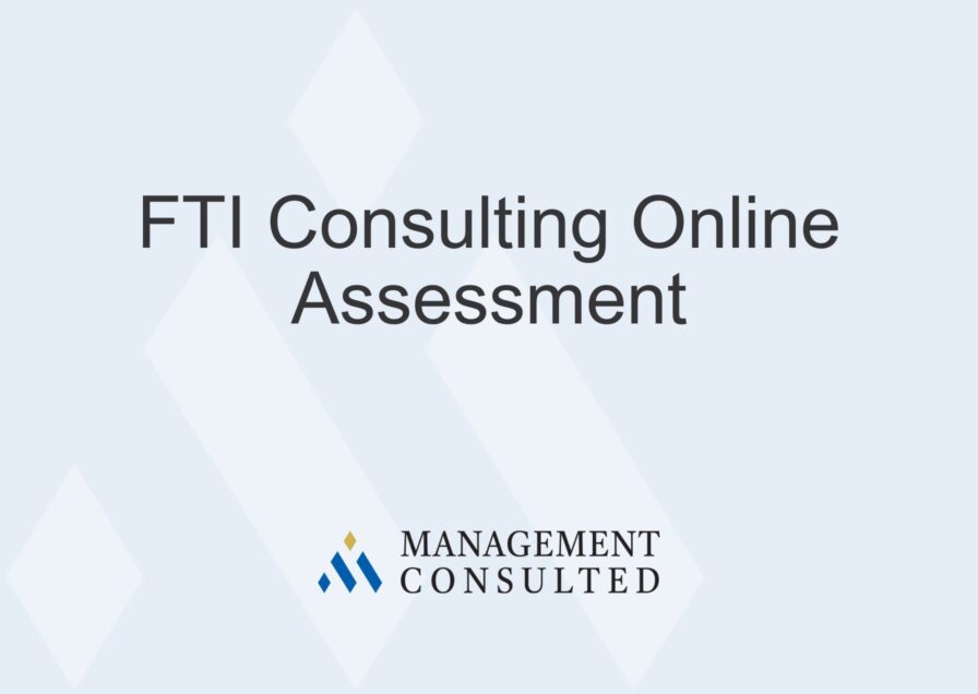 FTI Consulting Online Assessment graphic