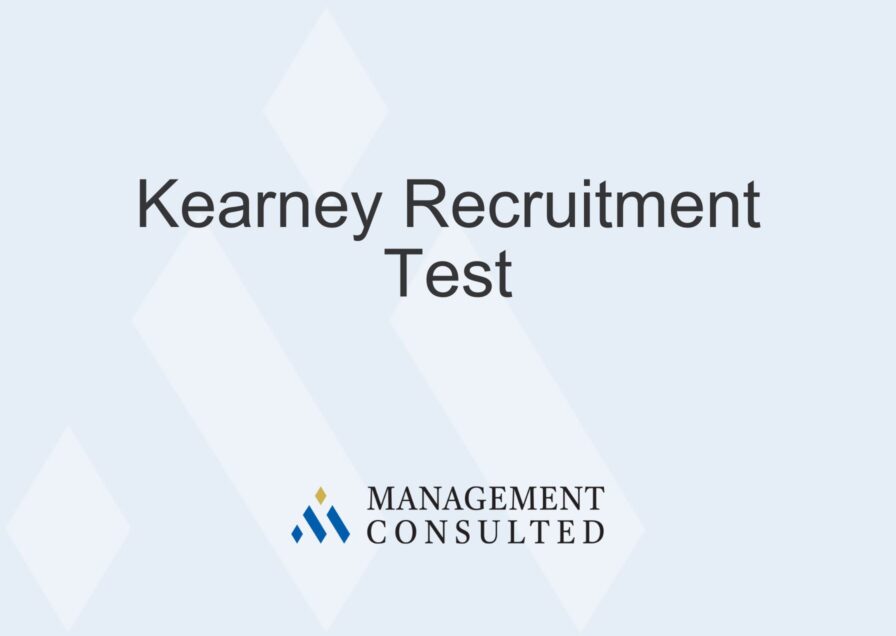 Kearney Recruitment Test graphic