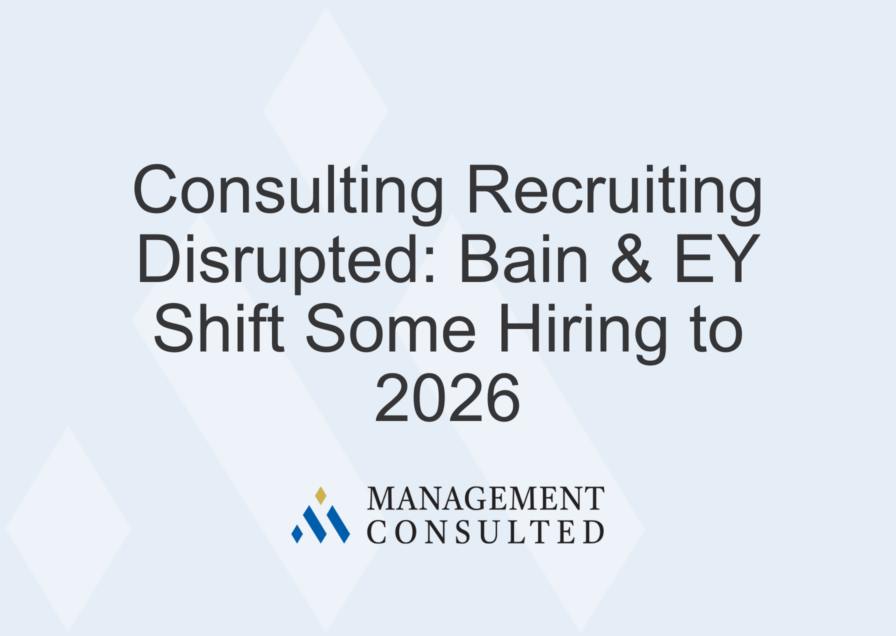 Consulting Recruiting Disrupted