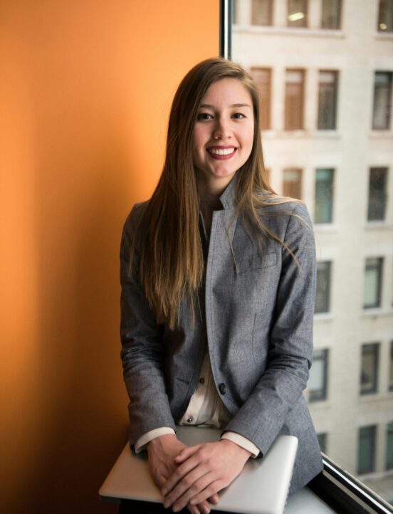 professional woman looking at camera picture