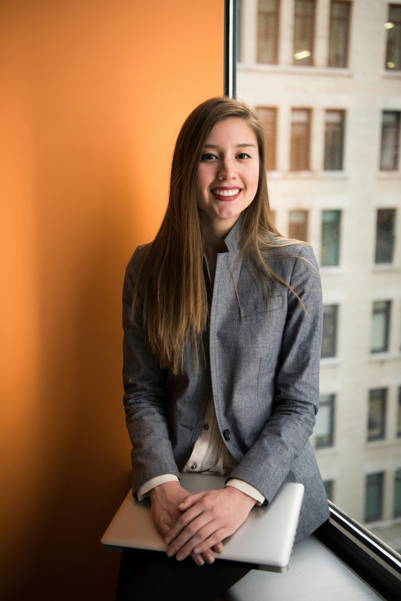 professional woman looking at camera picture