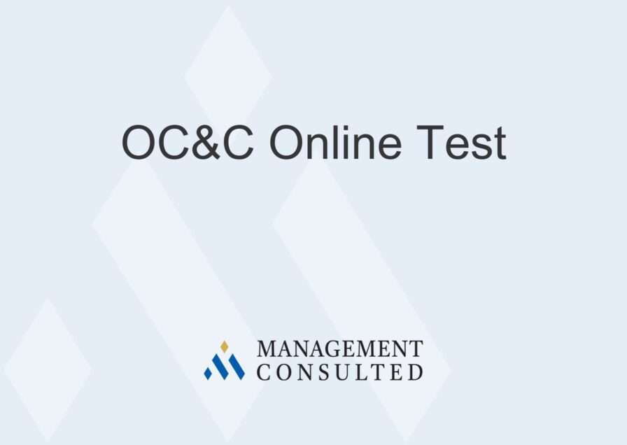 OC&C Online Test graphic