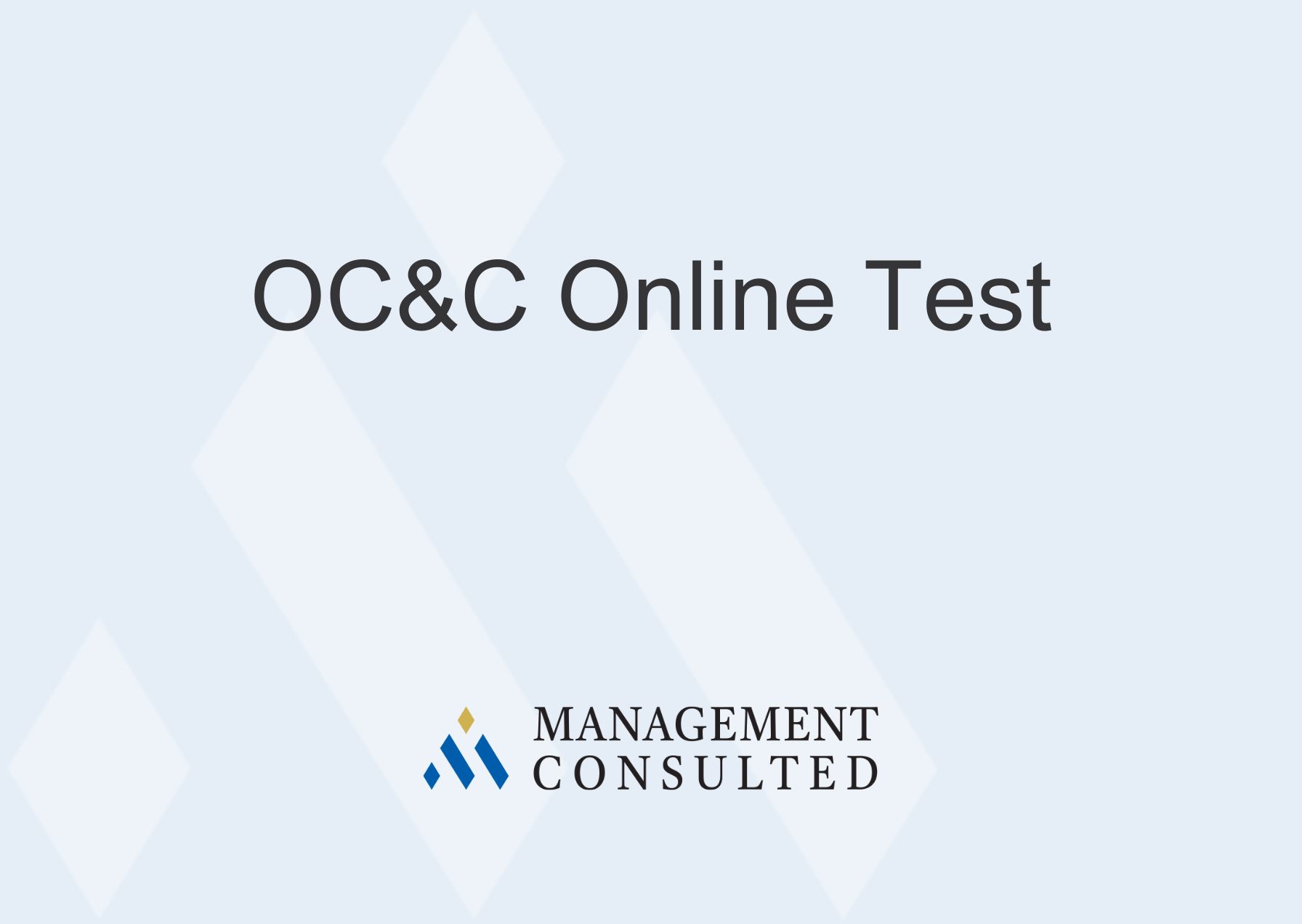 The OC&C Online Test: How to Succeed in 2026