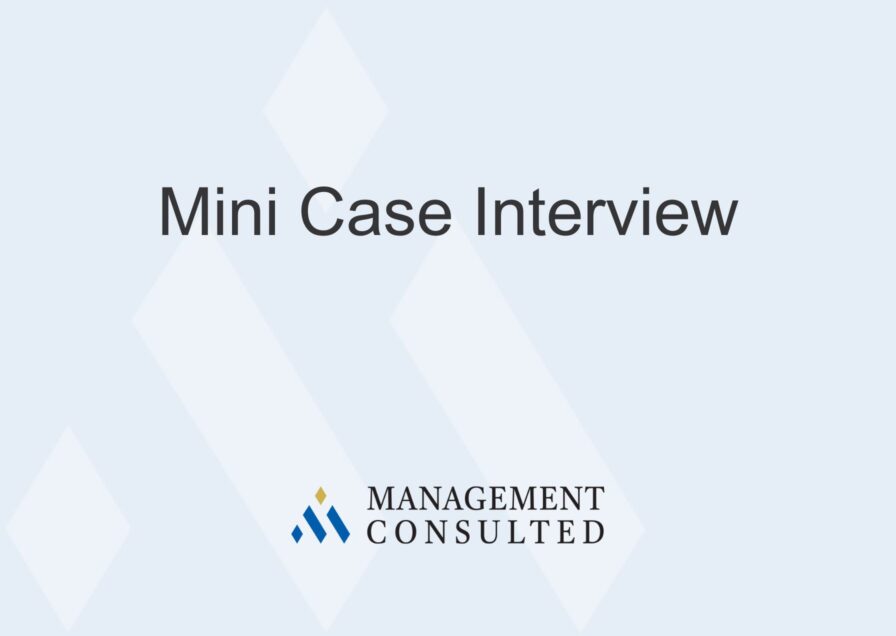 Mini Case Interview graphic