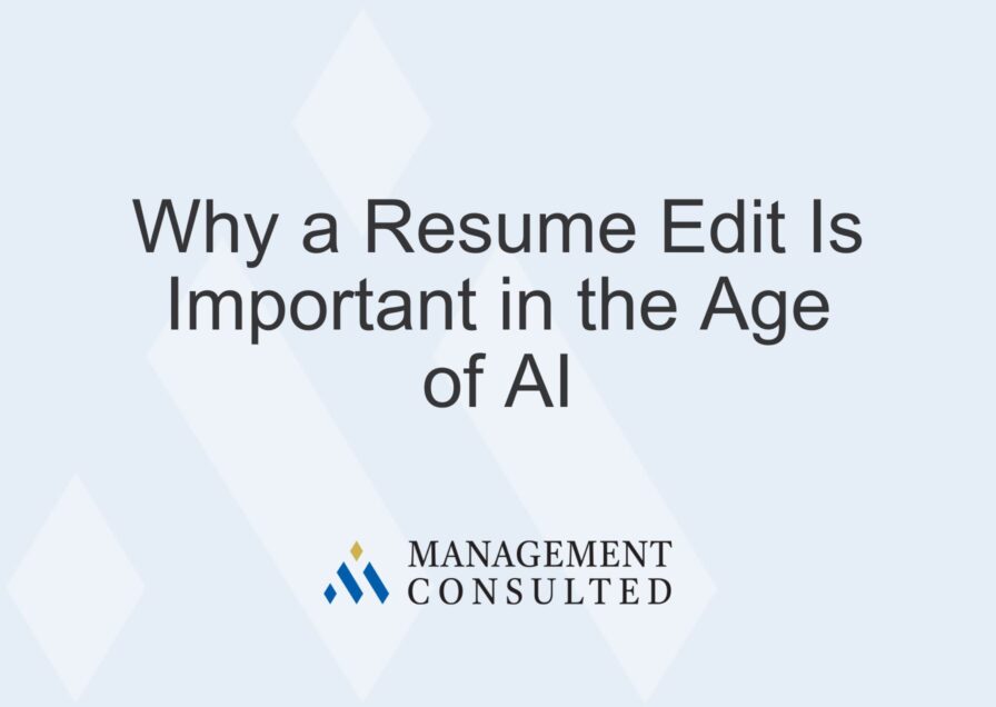 Why a Resume Edit Is Important in the Age of AI graphic