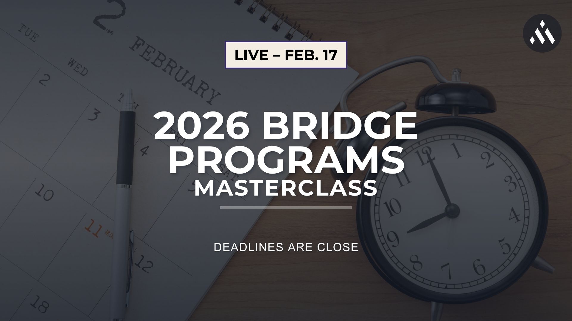 Feb 2026 Bridge Programs Overview event graphic