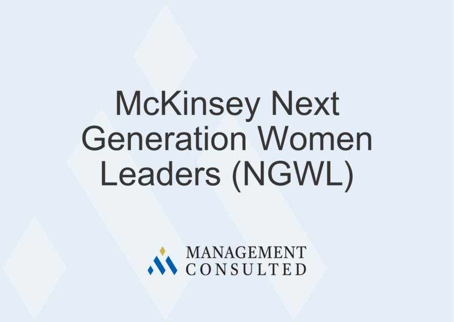 McKinsey Next Generation Women Leaders (NGWL)
