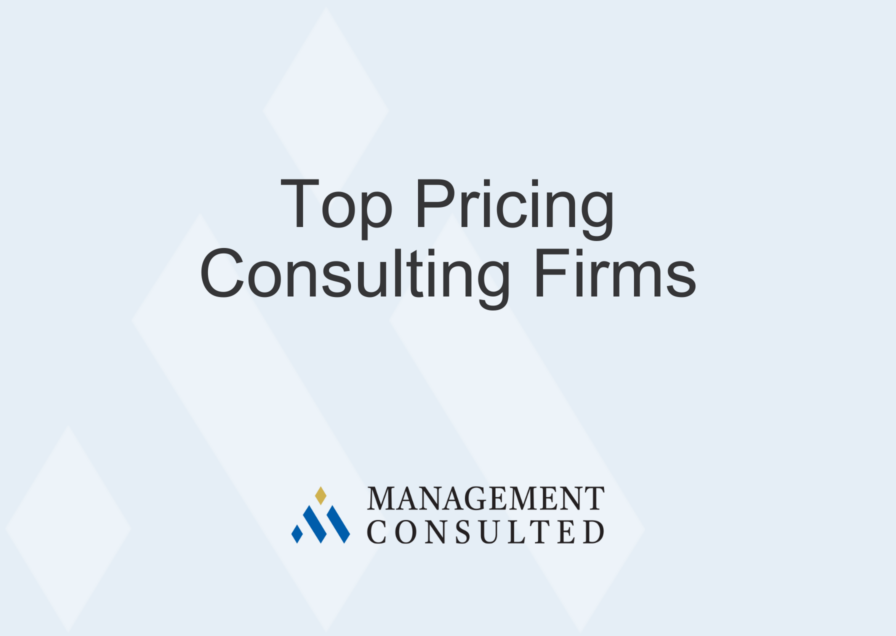 Top Pricing Consulting Firms